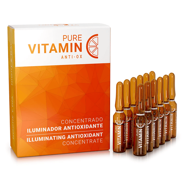 Aceite en ampolla de vitamina C Suero humectante facial anti