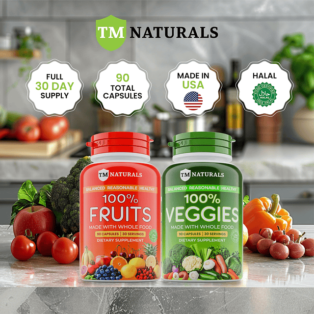 Suplemento de frutas y verduras – Super Greens multivitamíni