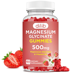 Gomitas de glicinato de magnesio 500 mg Suplemento de magnes