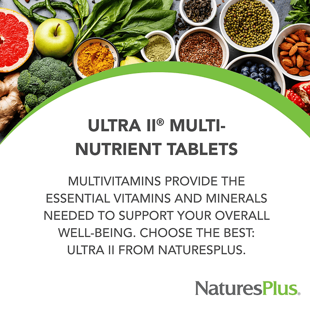 Nature's Plus Ultra II Multinutriente con alimentos integral