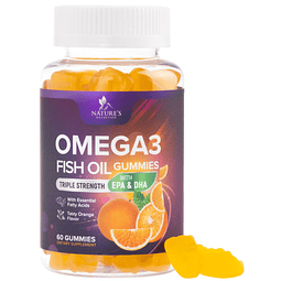 Gomitas Omega 3 para adultos, Gomitas de aceite de pescado O