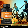 Vitamina C liposomal 1600 mg, 180 cápsulas, absorción ultra