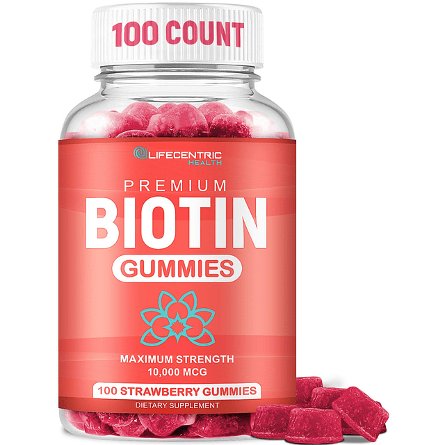 Gomitas de biotina para el crecimiento del cabello | Biotina