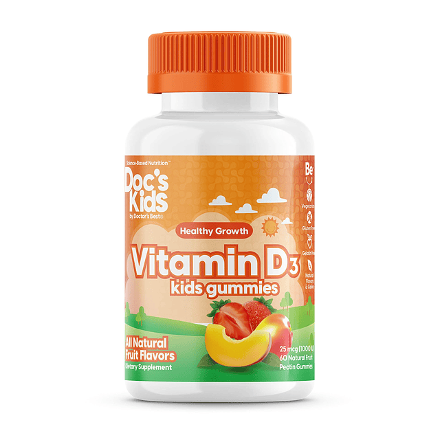 Doctor's Best Doc's Kids Gomitas de vitamina D3 para niños 1