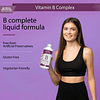 B Complete 16 onzas líquidas, las 8 vitaminas B con B12 meti