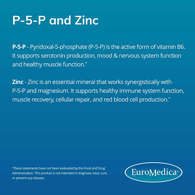 Magnesio + P-5-P 60 Cápsulas Vitamina B6 Bioactiva con Magne