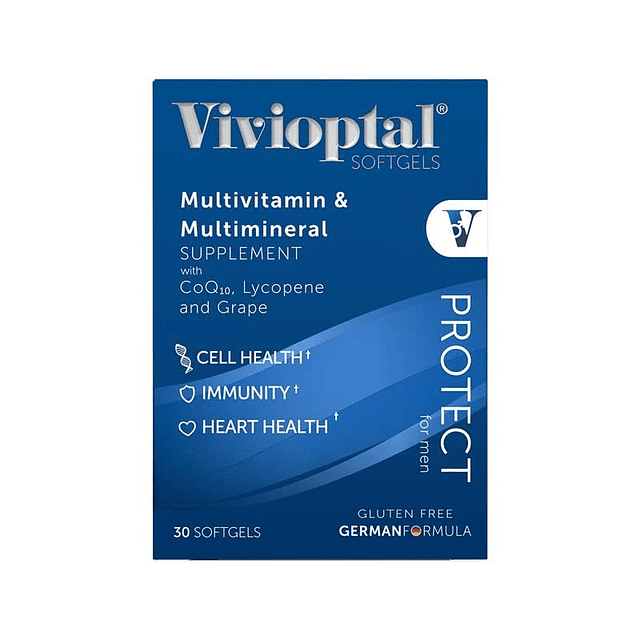 Vivioptal Protect para hombres 30 cápsulas Suplemento multiv