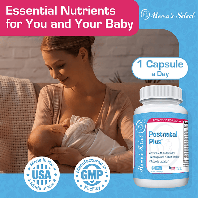 Postnatal Plus Multivitamina Vitaminas posnatales para madre