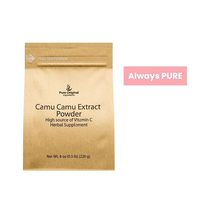 Pure Original Ingredients Camu Camu en polvo (8 oz), fuente