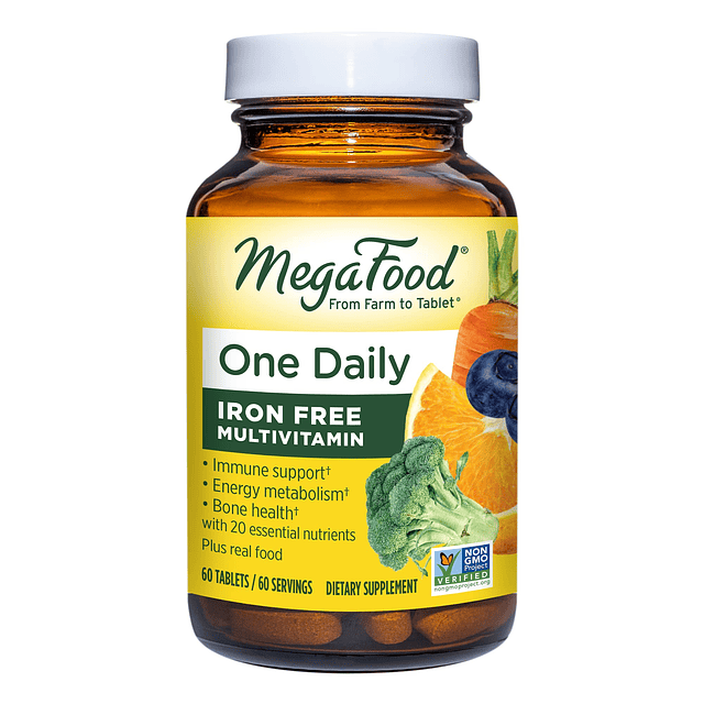 One Daily Multivitamínico sin hierro Multivitamínico para mu