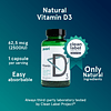 Vitamina D3 con aceite de coco orgánico 120 x 2500 UI para u