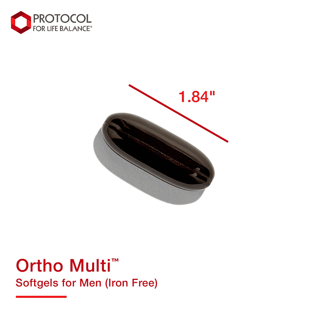 Protocol Ortho Multi Softgels para hombres Multivitamina par