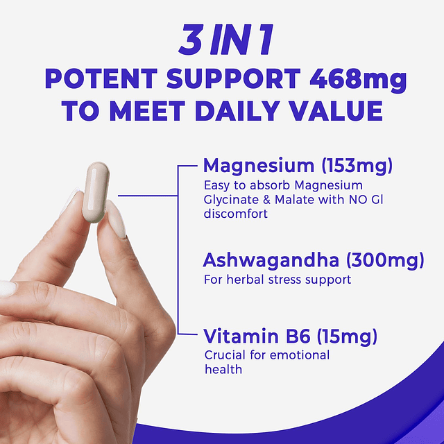 Suplementos de magnesio , con glicinato de magnesio y malato