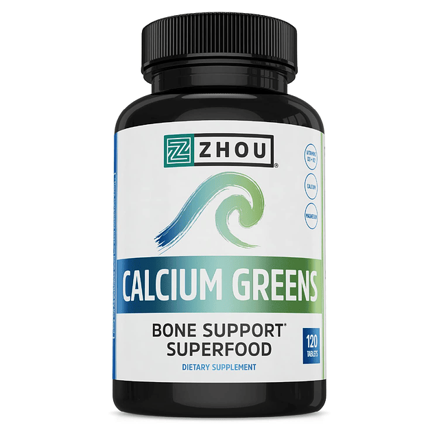 Zhou Nutrition Calcium Greens, superalimento para el apoyo ó