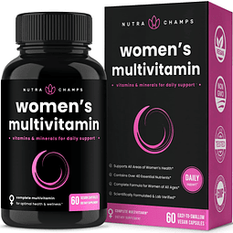 Suplemento multivitamínico diario para mujeres Cápsulas vega