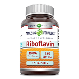 Suplemento de riboflavina (vitamina B2) de fórmulas asombros