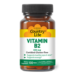 Vitamina B-2, apoya la salud de los ojos, la piel y la energ