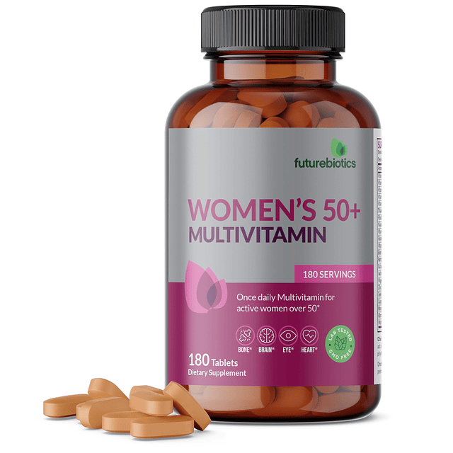 Multivitamínico para mujeres mayores de 50 años una vez al d