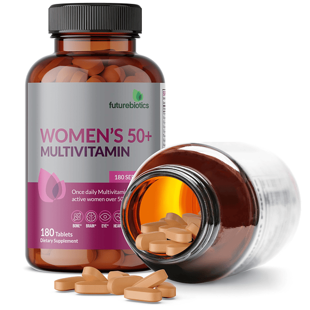 Multivitamínico para mujeres mayores de 50 años una vez al d