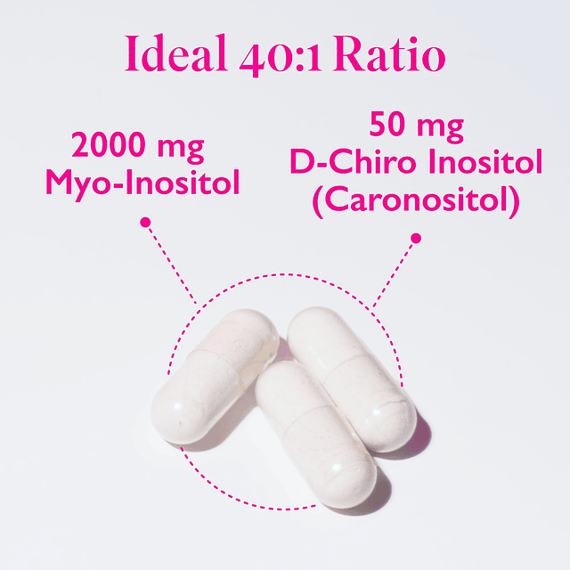 Myo-Inositol & D-Chiro Inositol Vitaminas de apoyo ovárico M