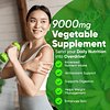 Suplementos de superalimentos Veggies 9000, mejora su digest