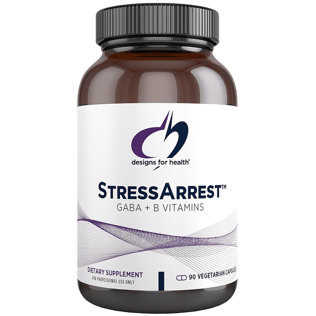 StressArrest 300 mg de GABA con glicina, ácido pantoténico +