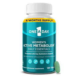 One A Day Metabolismo activo diario esencial para mujeres, m