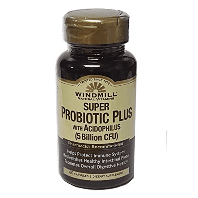 Natural Vitamins Super Probiotic Plus con Acidophilus (5 mil