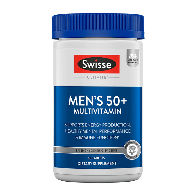 Multivitamínico diario para hombres de 50 años y más | 39 Vi