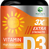 Suplemento de vitamina D3 5000 UI (125 mcg) Suplemento dieté