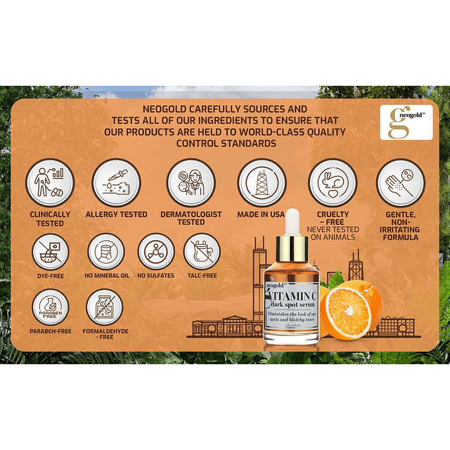 Suero facial iluminador con vitamina C Suero antienvejecimie