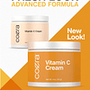 Crema de vitamina C | 4 onzas | Fórmula iluminadora + reafir