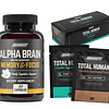 Premium Alpha Brain Bundle Suplemento cerebral nootrópico (9