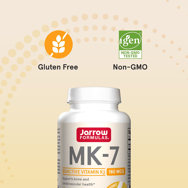 MK-7 180 mcg, forma bioactiva de vitamina K2 para la salud ó