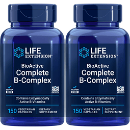 BioActive Complete B-Complex, 150 cápsulas vegetales (paquet