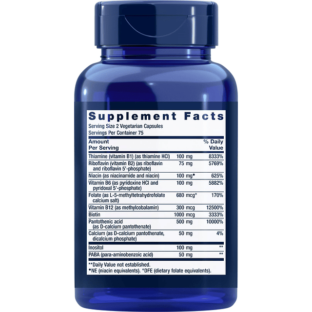 BioActive Complete B-Complex, 150 cápsulas vegetales (paquet