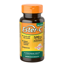 Ester-C® 500 mg con Bioflavonoides Cítricos Veg. tabletas 90