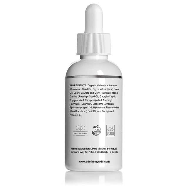 Vitamina C Gua Sha Aceite para la cara Aceite facial orgánic