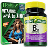 Spring Valley Suplemento de vitamina B12 500 mcg 100 tableta