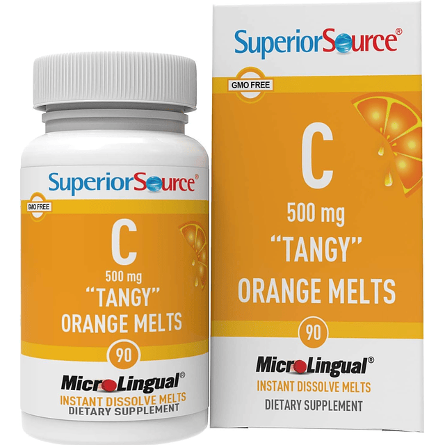 Vitamina C 500 mg Tabletas microlinguales VIT C tamponada Ta