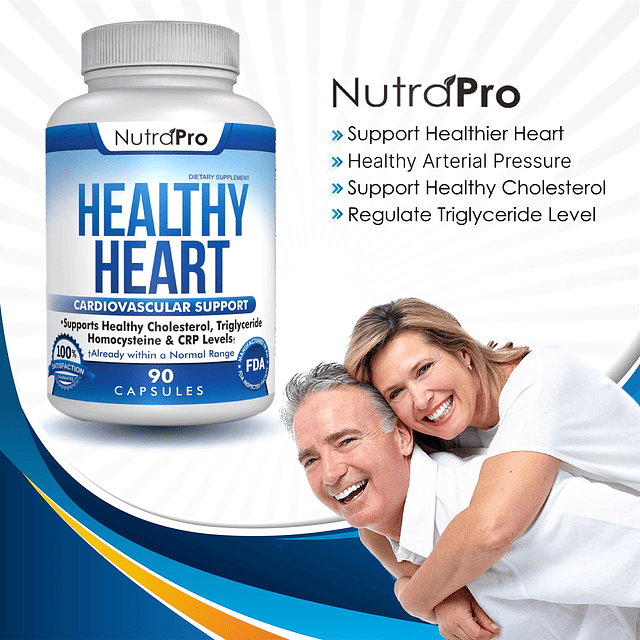 Healthy Heart Suplementos para la salud del corazón. Limpia