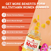 Gomitas multivitamínicas para mujer, multivitaminas metilada