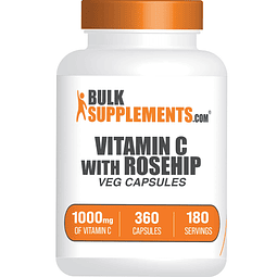 .com Vitamina C con cápsulas de rosa mosqueta Vitamina C 100