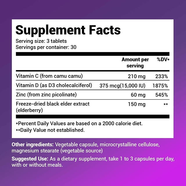 Dr. Berg's Advanced Immune Support Suplemento de defensa mul