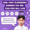 Gomitas de saúco Sambucus de fruta real para niños | Sin cañ