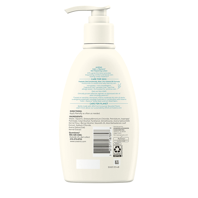 Calm + Restore Loción corporal reparadora de avena para piel