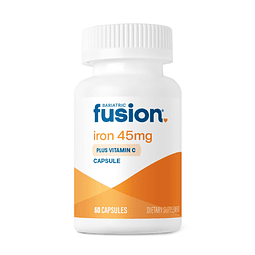 Suplemento de hierro bariátrico Fusion 45 mg con vitamina C