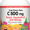 , vitamina C masticable para niños, 500 mg, apoya la salud i