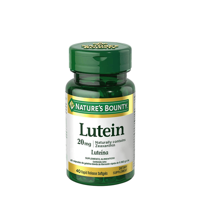 Pastillas de luteína, suplementos y vitaminas para la salud