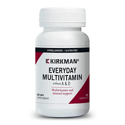 Multivitamínico diario sin vitaminas A y D 180 cápsulas Mult